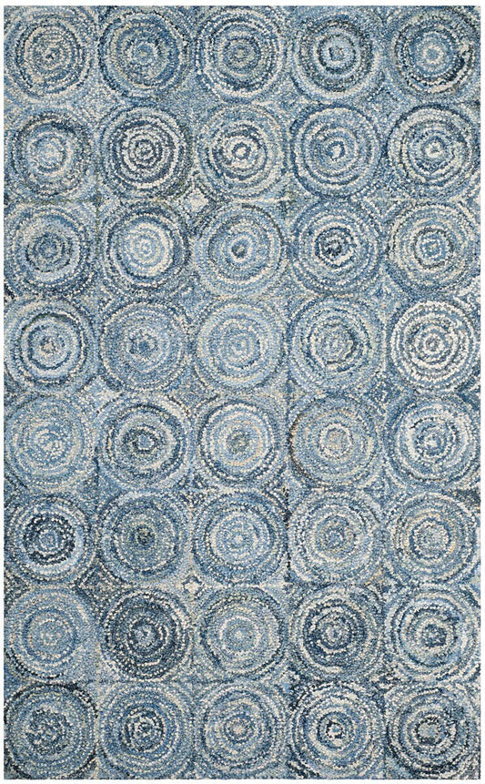 Safavieh Nantucket Nan214A Blue Geometric Area Rug