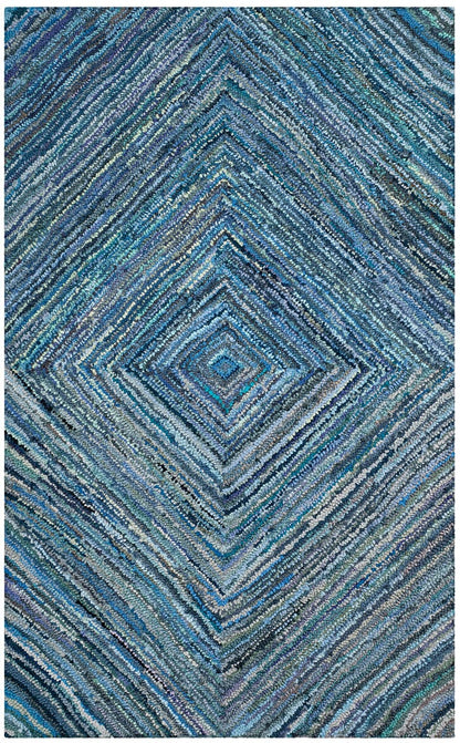 Safavieh Nantucket Nan216A Blue Geometric Area Rug