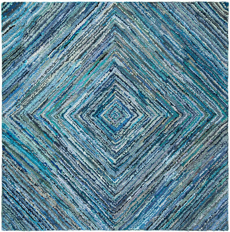 Safavieh Nantucket Nan216A Blue Geometric Area Rug