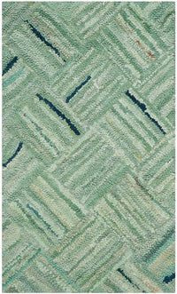 Safavieh Nantucket Nan316A Green / Multi Geometric Area Rug