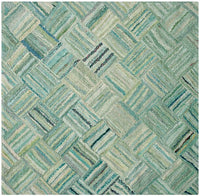 Safavieh Nantucket Nan316A Green / Multi Geometric Area Rug