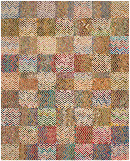 Safavieh Nantucket Nan602A Beige / Brown Geometric Area Rug