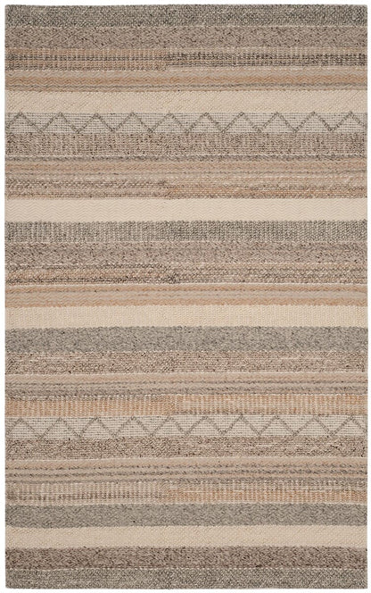 Safavieh Natura Nat101A Beige Striped Area Rug