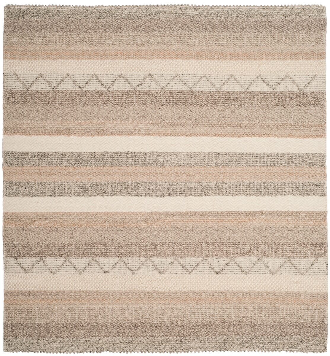 Safavieh Natura Nat101A Beige Striped Area Rug