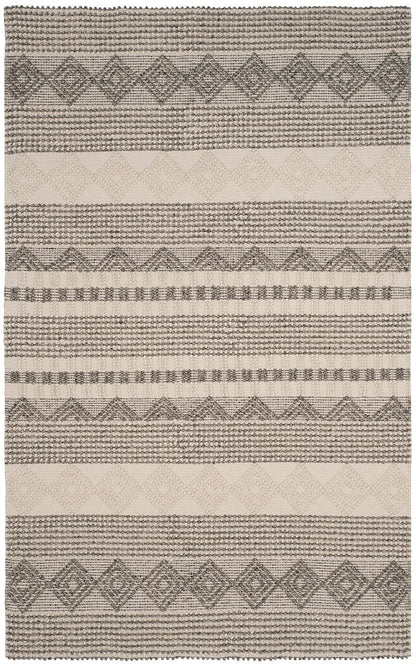 Safavieh Natura Nat102A Grey / Ivory Striped Area Rug