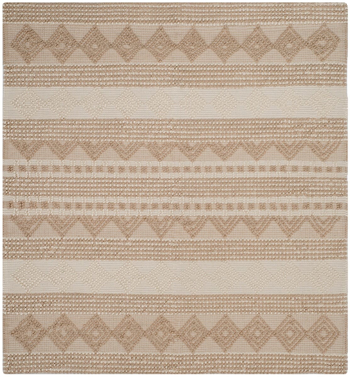 Safavieh Natura Nat102B Beige / Ivory Striped Area Rug