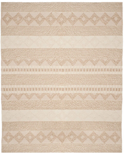 Safavieh Natura Nat102B Beige / Ivory Striped Area Rug