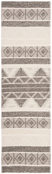 Safavieh Natura Nat104A Ivory / Grey Striped Area Rug