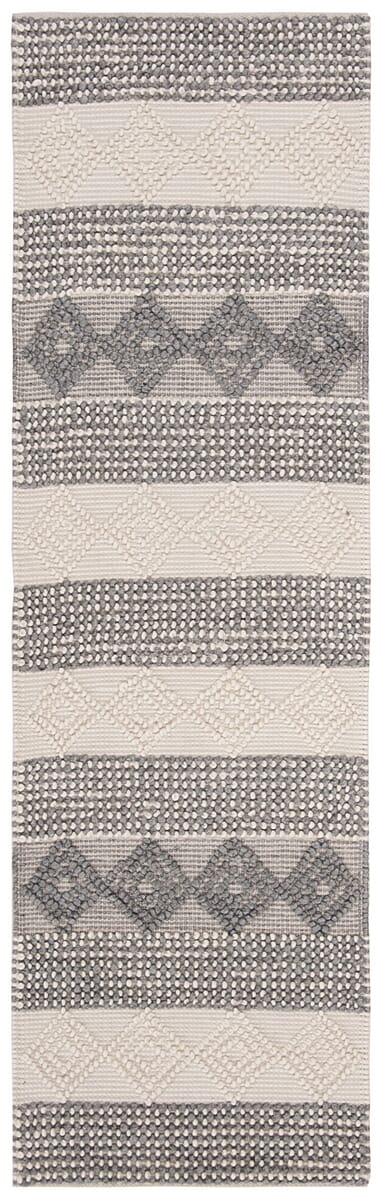 Safavieh Natura Nat105F Grey / Ivory Striped Area Rug