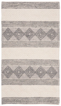 Safavieh Natura Nat105F Grey / Ivory Striped Area Rug