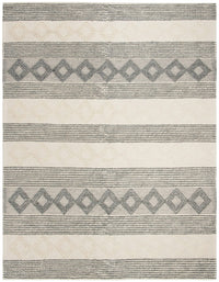 Safavieh Natura Nat105F Grey / Ivory Striped Area Rug