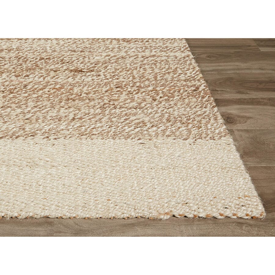 Jaipur Naturals Tobago Mallow Nat12 Seedpearl / Timber Wolf Natural Fiber Area Rug