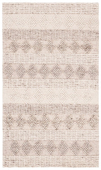 Safavieh Natura Nat252B Beige / Ivory Striped Area Rug