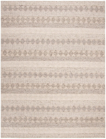 Safavieh Natura Nat252B Beige / Ivory Striped Area Rug