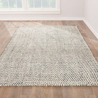 Jaipur Naturals Tobago Almand Nat30 Egret / Belgian Block Natural Fiber Area Rug