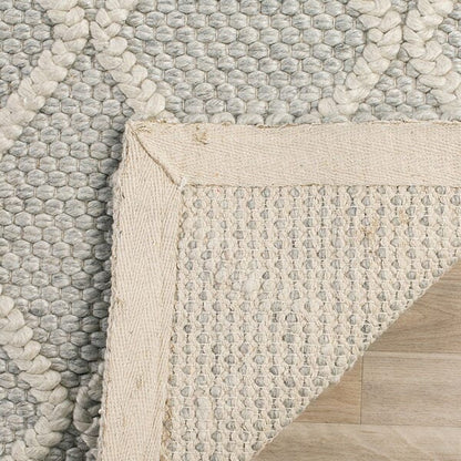 Safavieh Natura Nat310B Silver / Ivory Geometric Area Rug