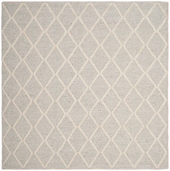 Safavieh Natura Nat310B Silver / Ivory Geometric Area Rug