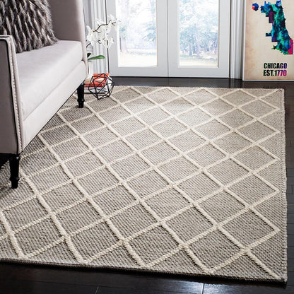 Safavieh Natura Nat310C Grey Geometric Area Rug