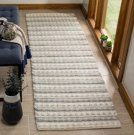Safavieh Natura Nat403A Grey / Ivory Rugs.