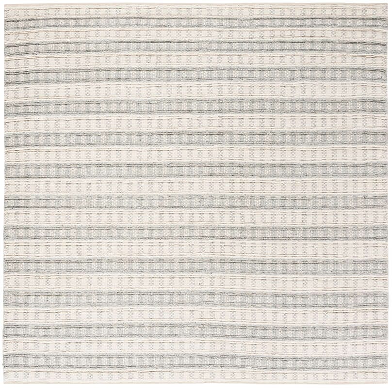 Safavieh Natura Nat403A Grey / Ivory Striped Area Rug