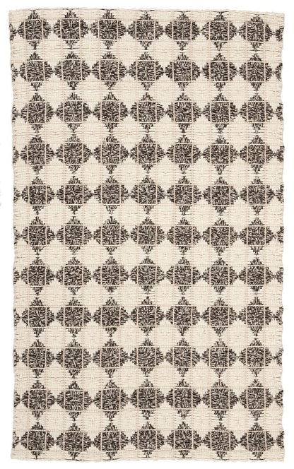 Safavieh Natura Nat407Z Black / Ivory Geometric Area Rug