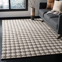 Safavieh Natura Nat407Z Black / Ivory Geometric Area Rug