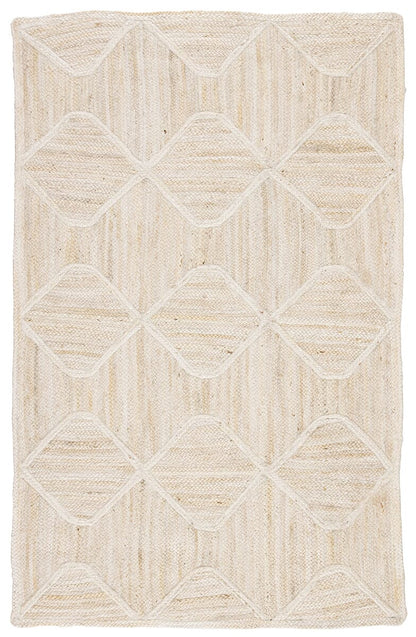 Jaipur Naturals Tobago Sisal Bow Nat41 Ivory Damask Area Rug