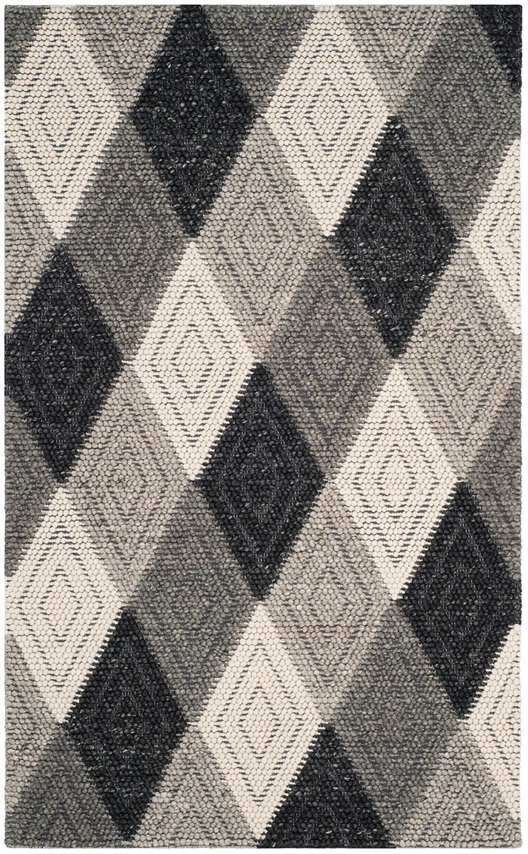 Safavieh Natura Nat623D Anthracite Damask Area Rug