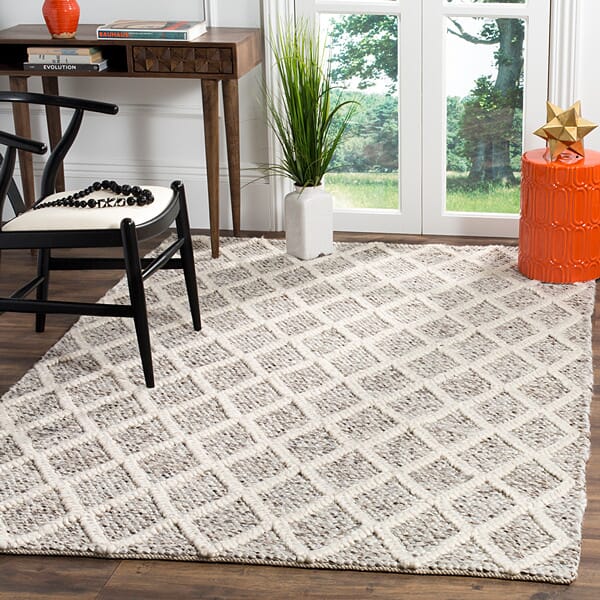 Safavieh Natura Nat711A Ivory / Stone Geometric Area Rug