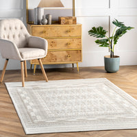 Nuloom Binata Tribal Nbi1855A Beige Area Rug