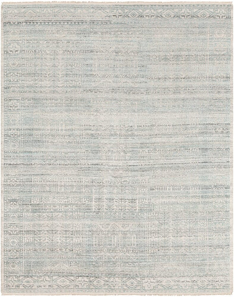 Surya Nobility Nbi-2300 Teal, White, Charcoal, Light Gray Rugs.