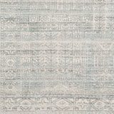 Surya Nobility Nbi-2300 Teal, White, Charcoal, Light Gray Rugs.