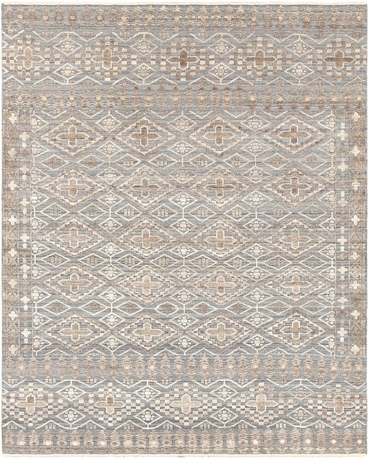 Surya Nobility Nbi-2304 Medium Gray, Khaki, Camel Moroccan Area Rug