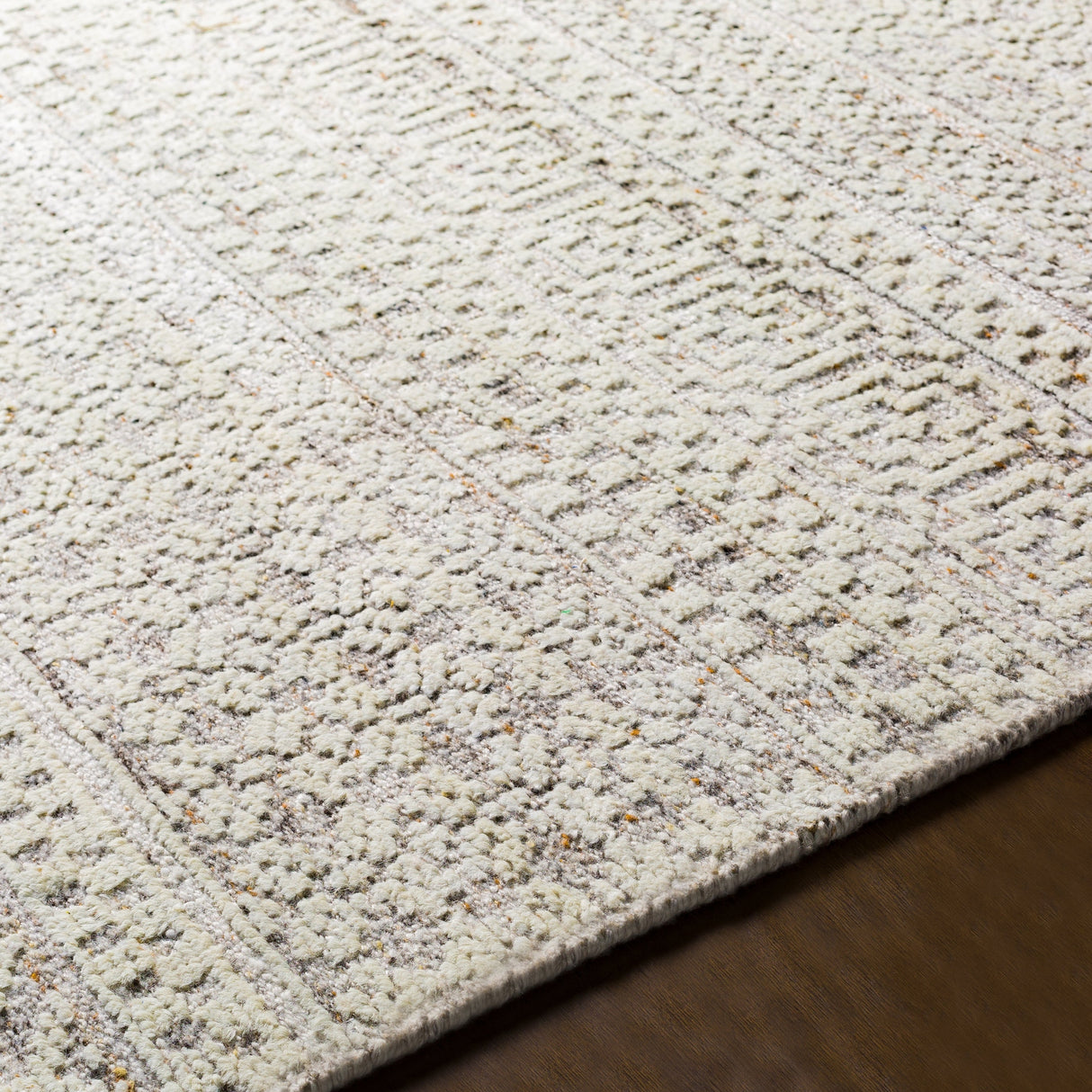 Surya Nobility Nbi-2307 Charcoal, Camel, Light Gray, Ivory Rugs.
