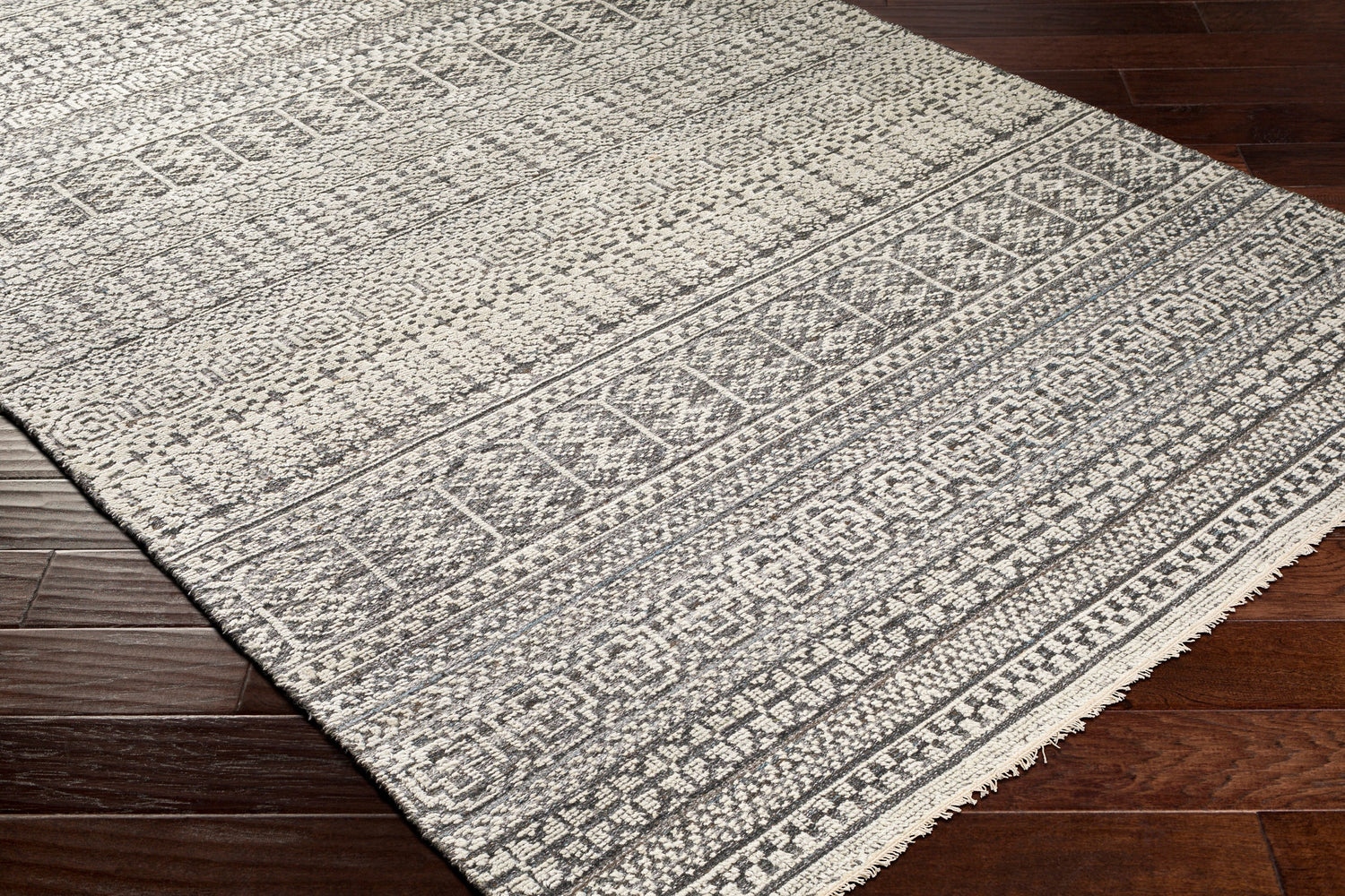 Surya Nobility Nbi-2308 Sage, Ivory, Light Gray, Charcoal Rugs.