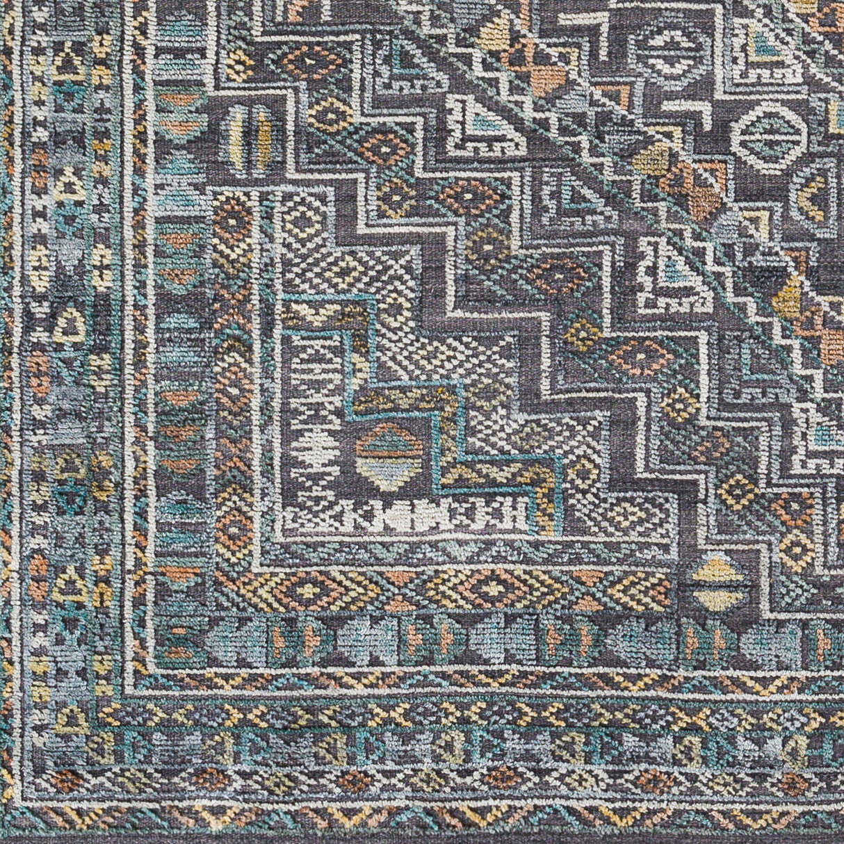 Surya Nobility Nbi-2315 Charcoal, Medium Gray, Light Gray, Wheat Rugs.