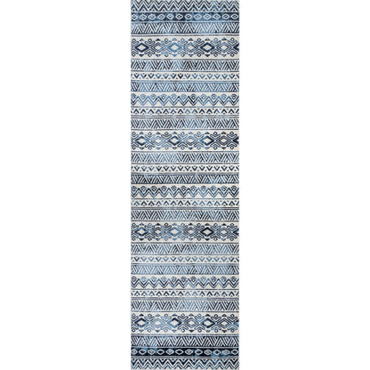 AreaRugs.com Wavaj Nwa1274A Blue Area Rug