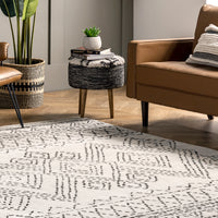 Nuloom Olivia Transitional Moroccan Nol1723A Beige Area Rug