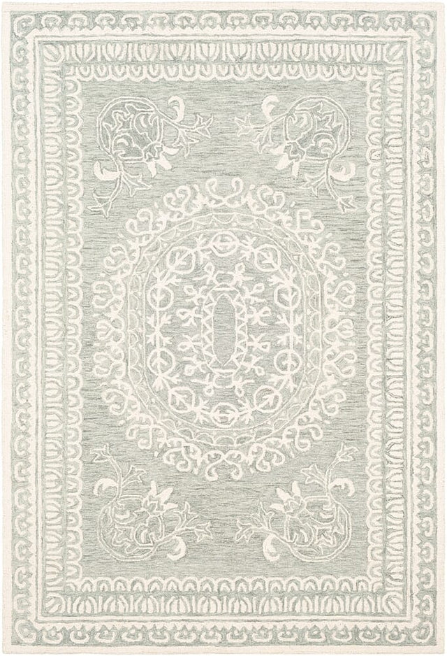 Surya Newcastle Ncs-2306 Sea Foam, Sage, Cream Rugs.