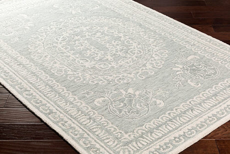 Surya Newcastle Ncs-2306 Sea Foam, Sage, Cream Rugs.