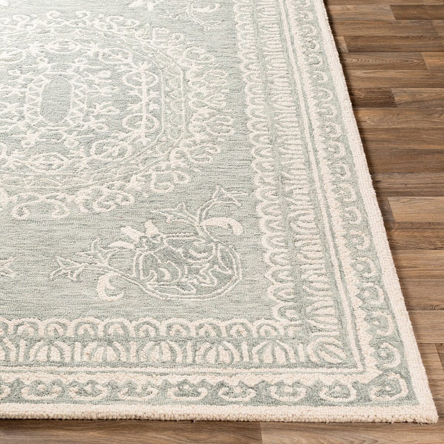 Surya Newcastle Ncs-2306 Sea Foam, Sage, Cream Rugs.