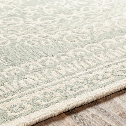 Surya Newcastle Ncs-2306 Sea Foam, Sage, Cream Area Rug