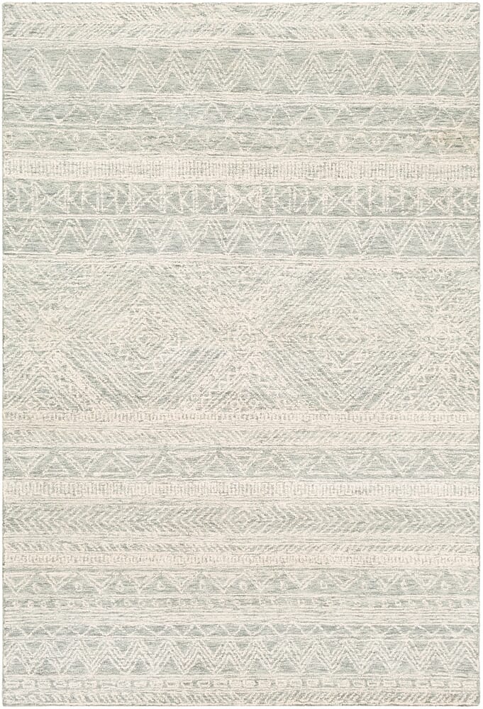 Surya Newcastle Ncs-2312 Sea Foam, Sage, Dark Green, Cream Area Rug