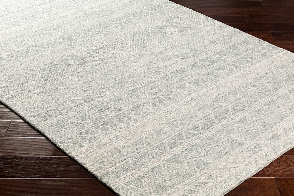 Surya Newcastle Ncs-2312 Sea Foam, Sage, Dark Green, Cream Rugs.