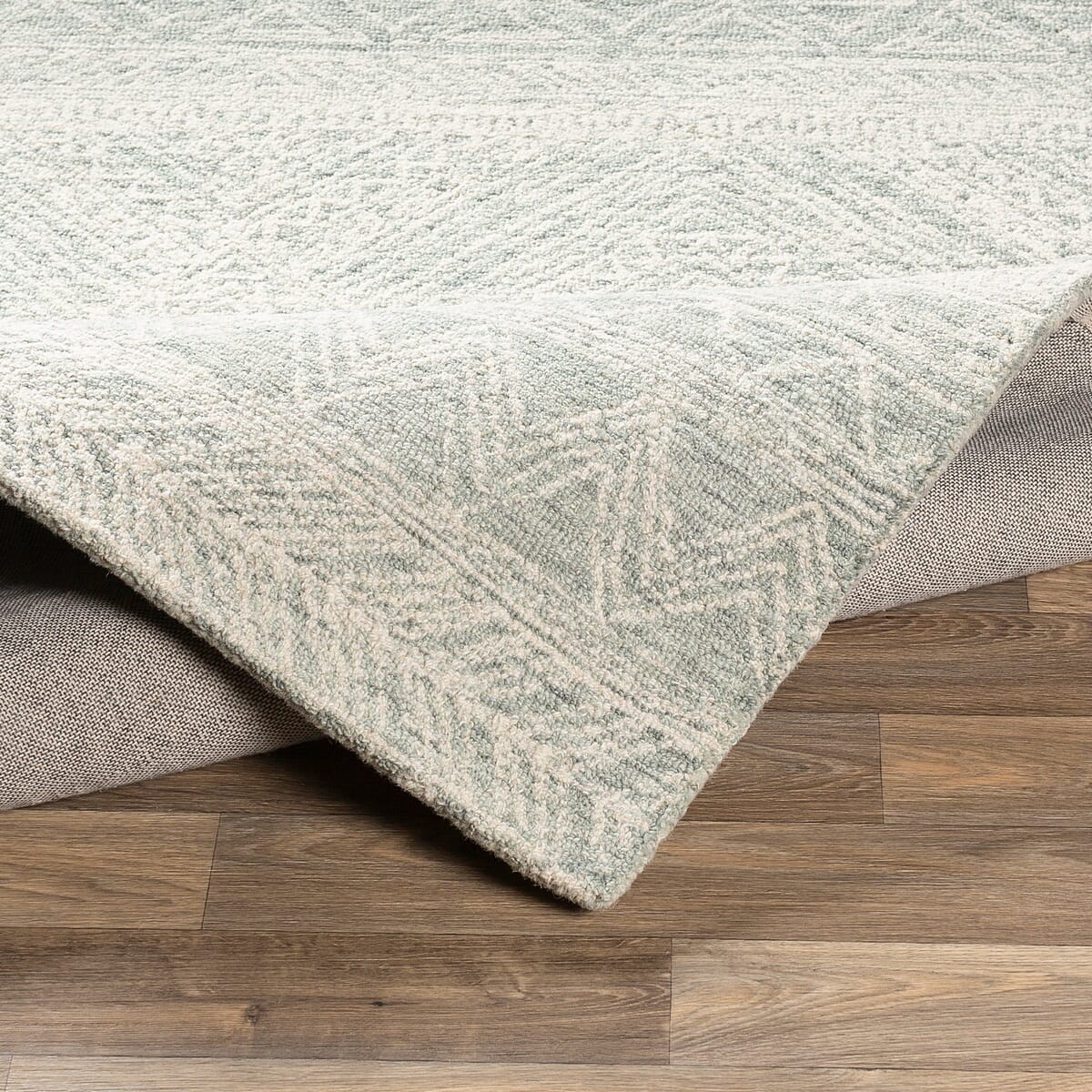 Surya Newcastle Ncs-2312 Sea Foam, Sage, Dark Green, Cream Rugs.