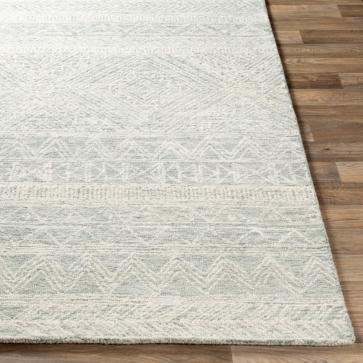 Surya Newcastle Ncs-2312 Sea Foam, Sage, Dark Green, Cream Area Rug