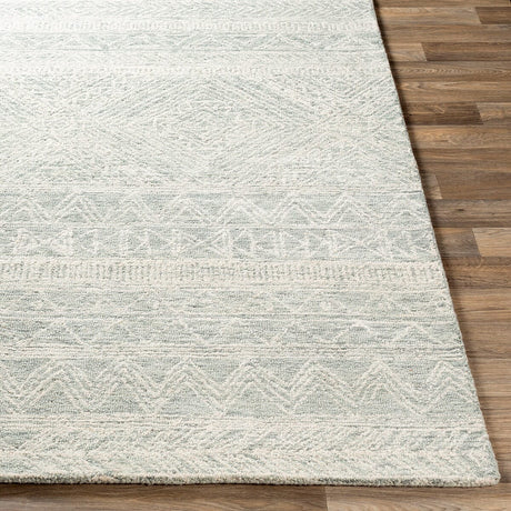 Surya Newcastle Ncs-2312 Sea Foam, Sage, Dark Green, Cream Rugs.