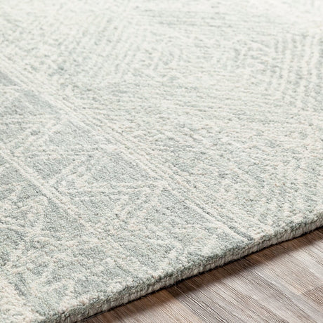 Surya Newcastle Ncs-2312 Sea Foam, Sage, Dark Green, Cream Rugs.