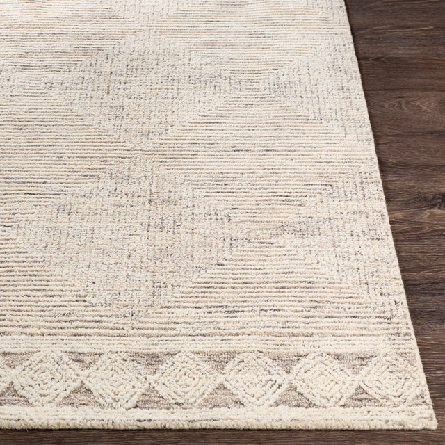 Surya Newcastle Ncs-2313 Cream, Taupe, Charcoal Rugs.