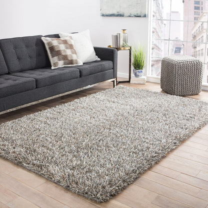 Jaipur Nadia Nadia Nd01 Silver Shag Area Rug